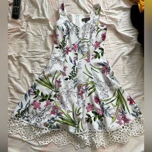 Floral mini dress